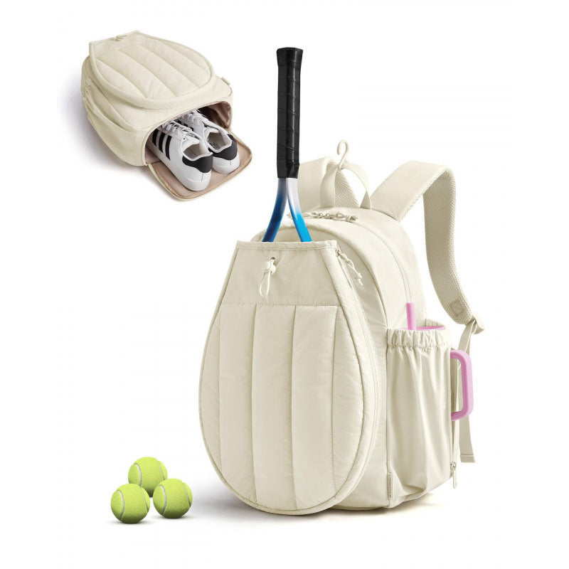 Sporty tennis backpack with insulated compartment LoungeYard — product view 6