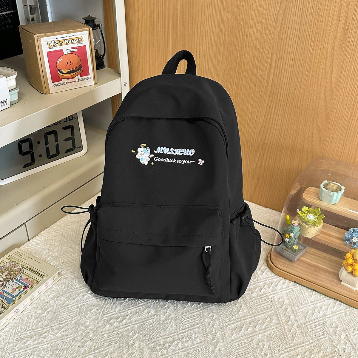 Cute Character-Embellished Backpack LoungeYard 1791205378 — product view 7