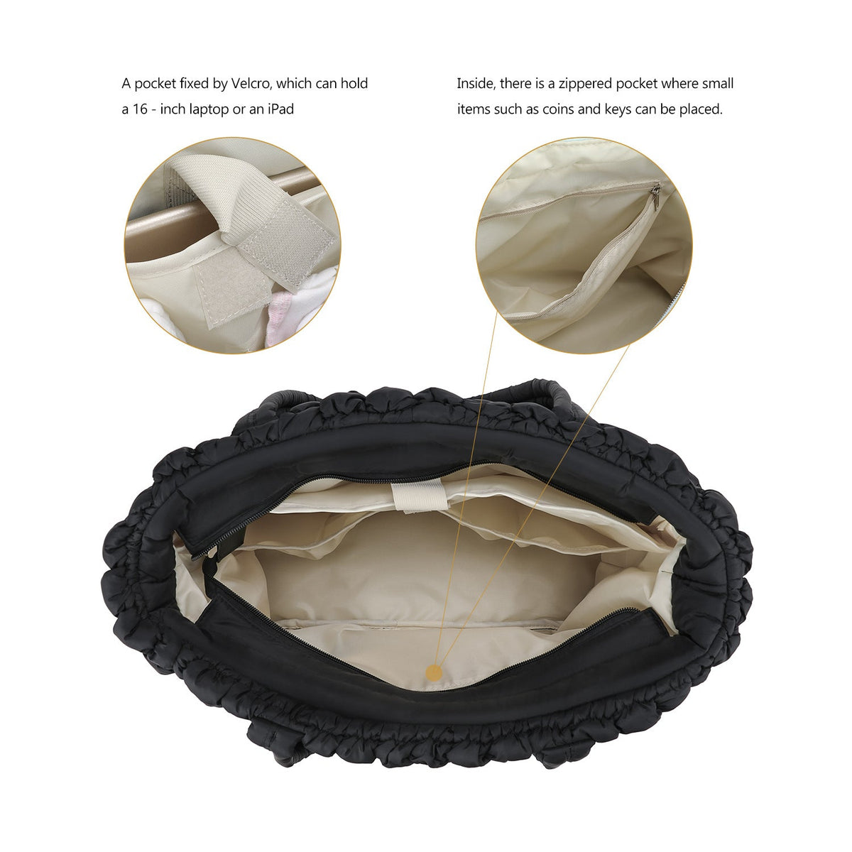 Structured Tote Bag LoungeYard — product view 4