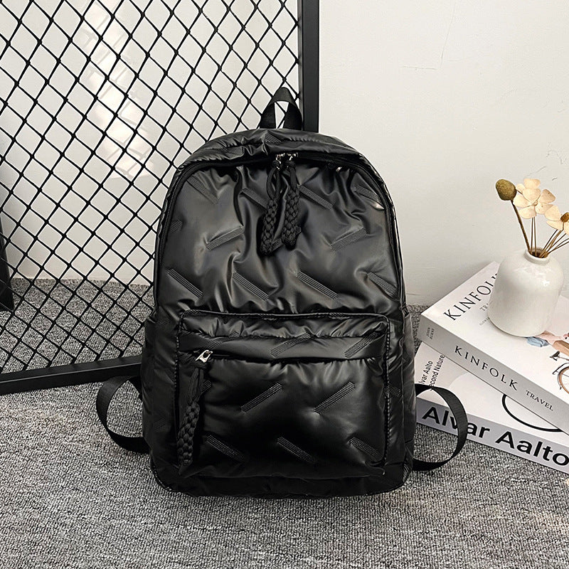 Stylish Quilted Backpack LoungeYard — product view 7