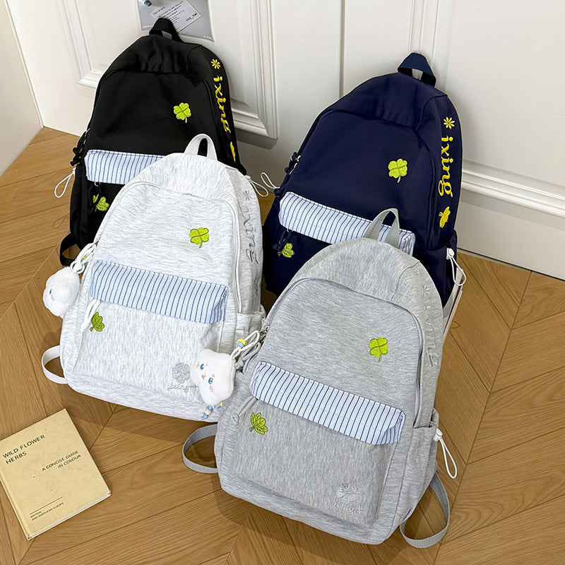 Playful Embroidered Casual Backpack LoungeYard — product view 4
