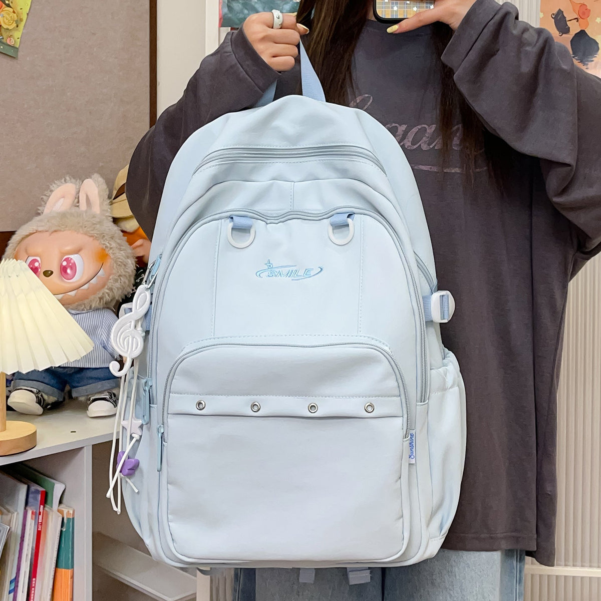Multi-Pocket Lightweight Backpack LoungeYard 1791204531 — product view 1