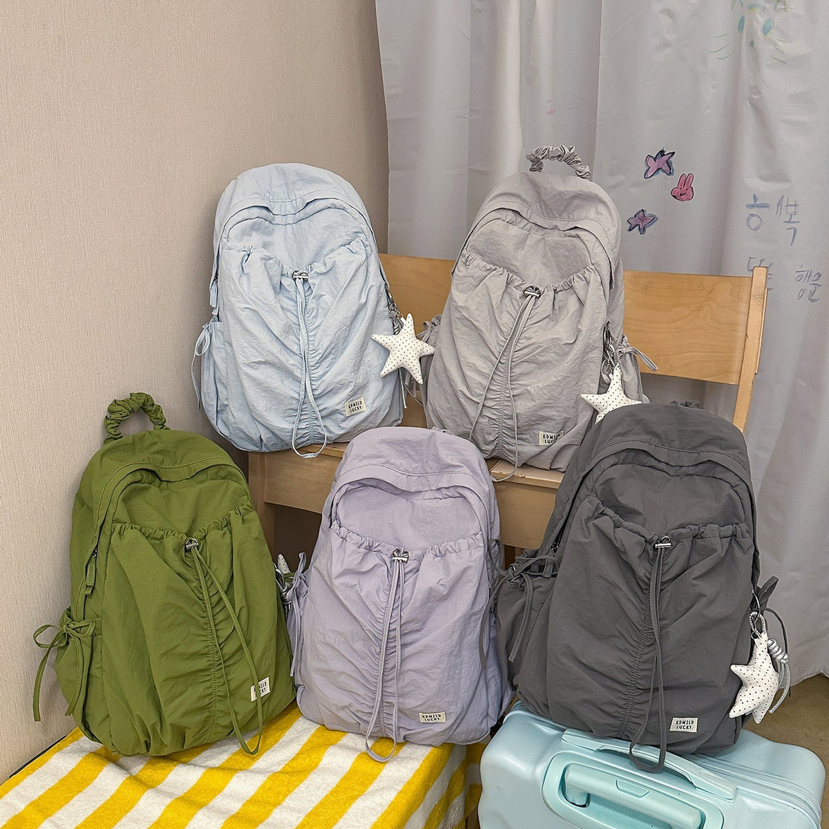 Lightweight Drawstring Backpack LoungeYard — product view 4