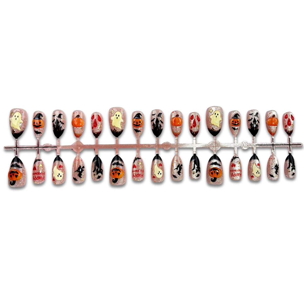 Creative Halloween-Themed Press-On Nail Art Set — product view 4
