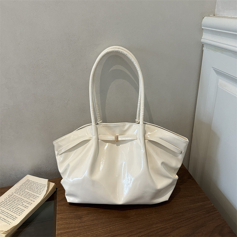 Elegant Glossy Handheld Tote — product view 4