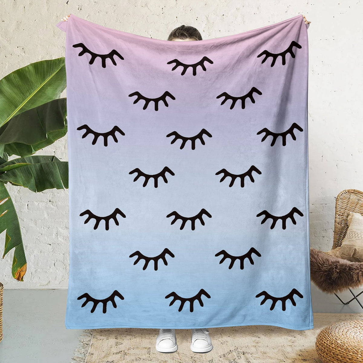 Cozy Artistic Throw Blanket — product view 7
