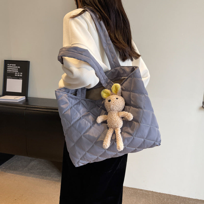 Quilted Soft Tote Bag — product view 6