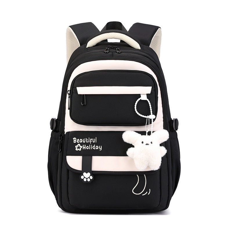 Practical school backpack with multiple compartments LoungeYard — product view 5