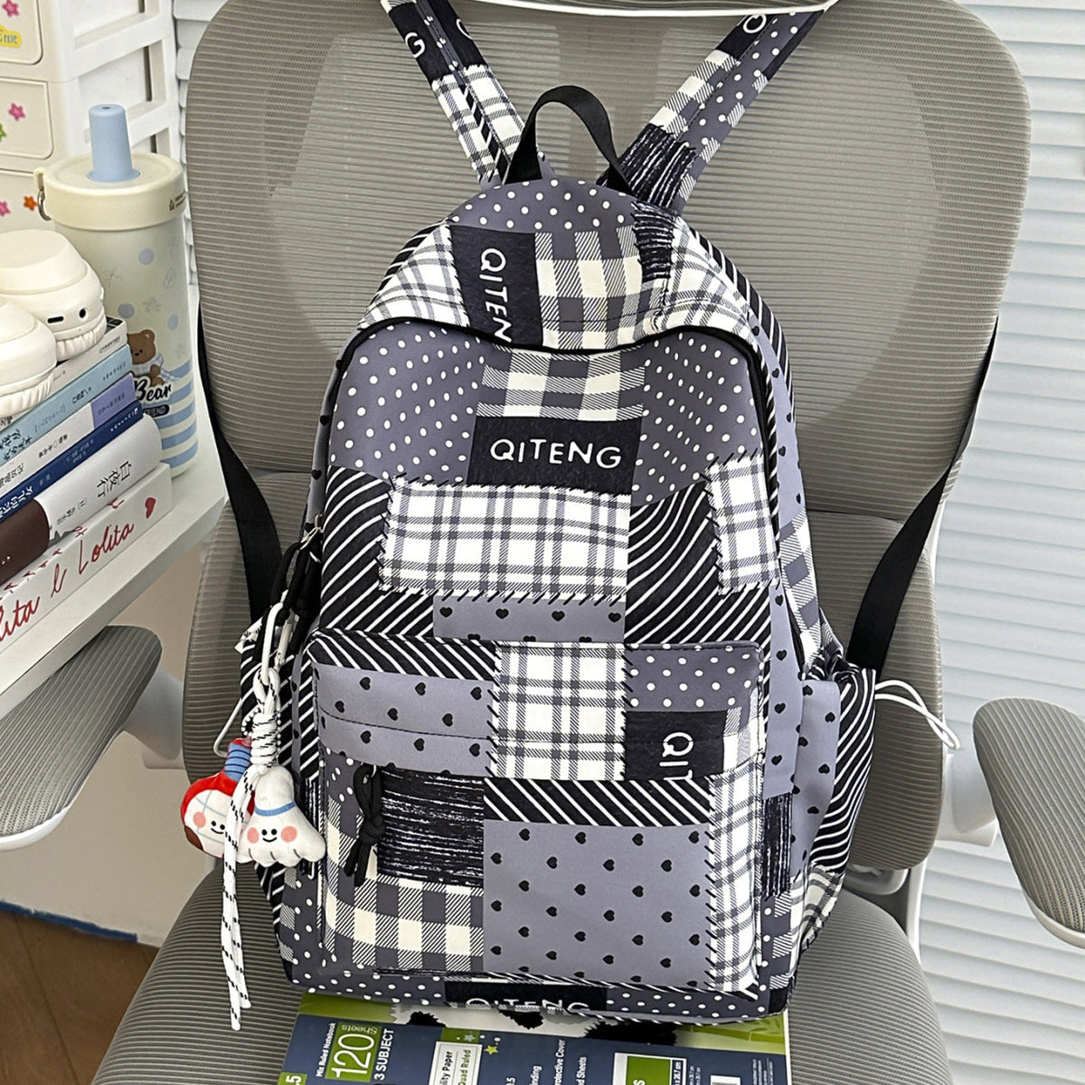 Patterned Casual Backpack — product view 3