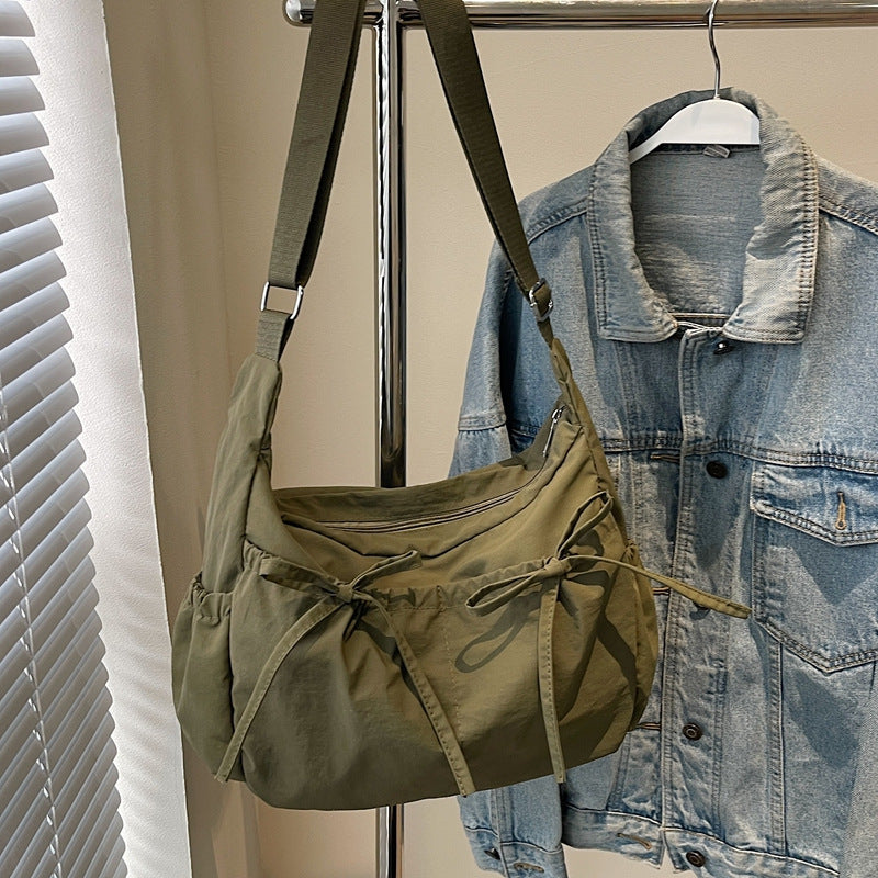 Casual shoulder bag with adjustable shoulder strap LoungeYard — product view 2