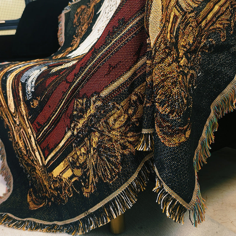 Artistic Religious Tapestry Throw Blanket — product view 2
