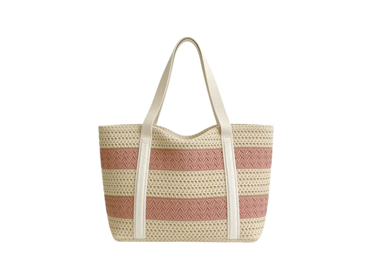 Stylish beach bag with structured design LoungeYard — product view 6