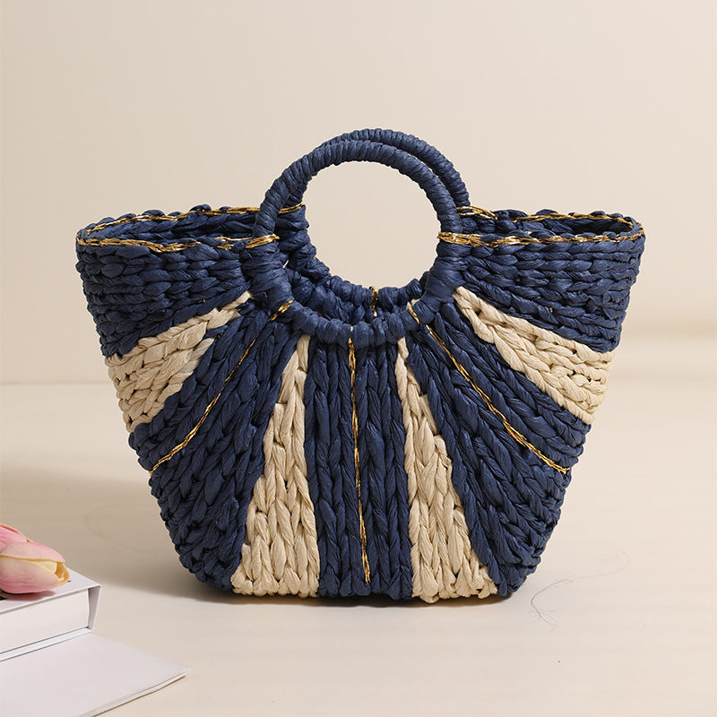 Handcrafted basket bag with innovative design LoungeYard — product view 4