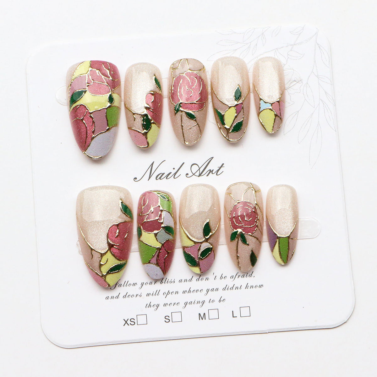 Floral Art Press-On Nails — product view 7
