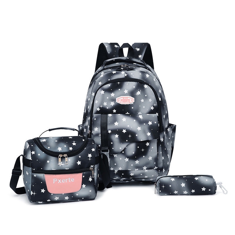 Star Patterned Backpack Set — product view 3