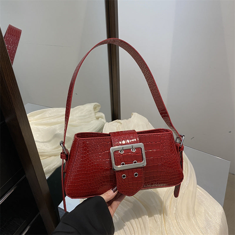 Croc-Embossed Handbag — product view 5