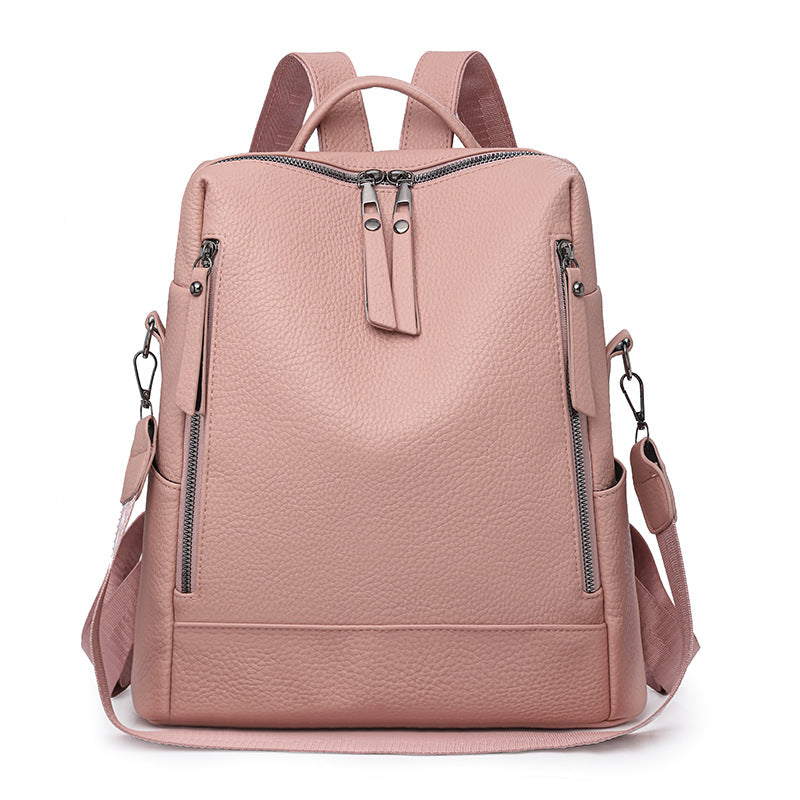 Textured Multi-Pocket Backpack LoungeYard — product view 7