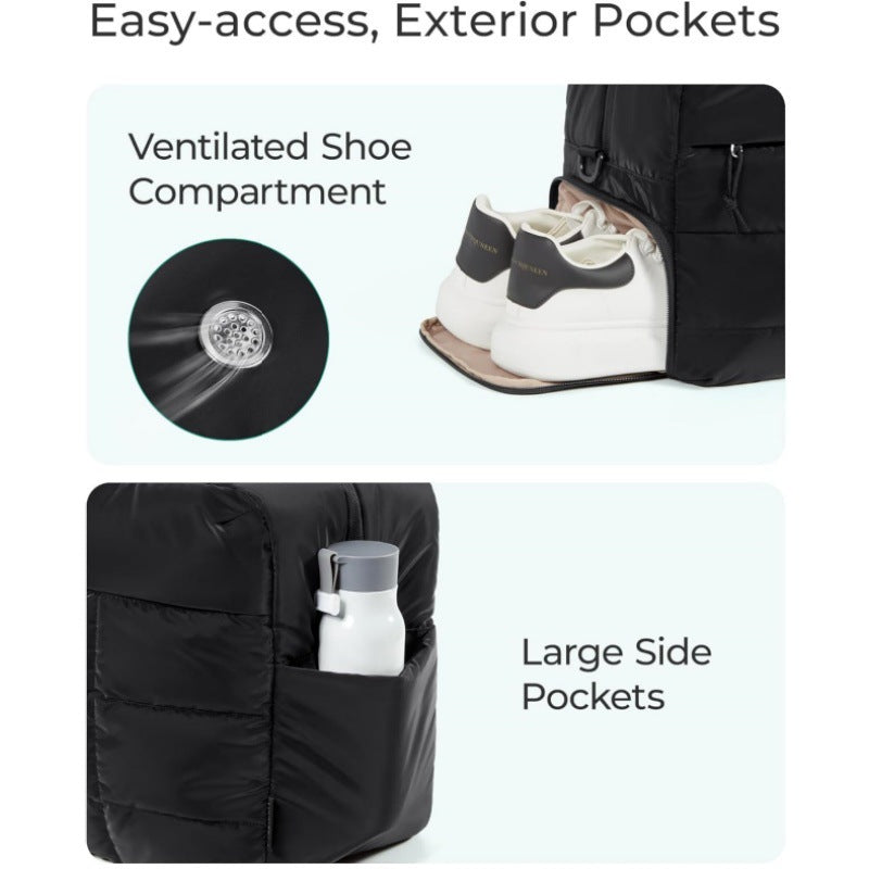Stylish Quilted Sports Tote Bag LoungeYard — product view 4