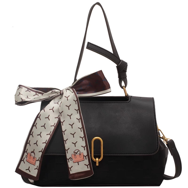 Chic Structured Handheld Satchel LoungeYard — product view 5