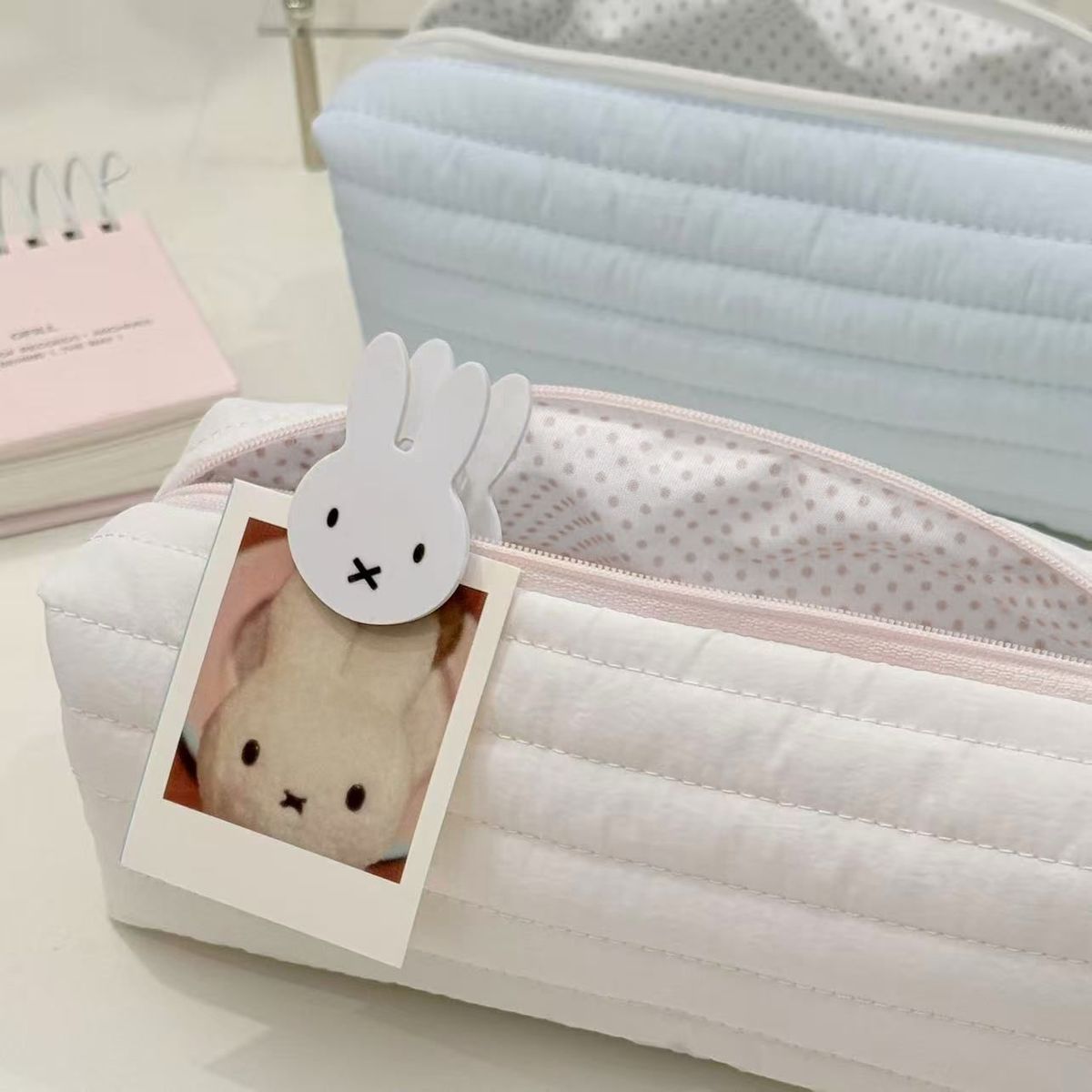 Quilted Multi-Functional Makeup and Stationery Organizer — product view 3