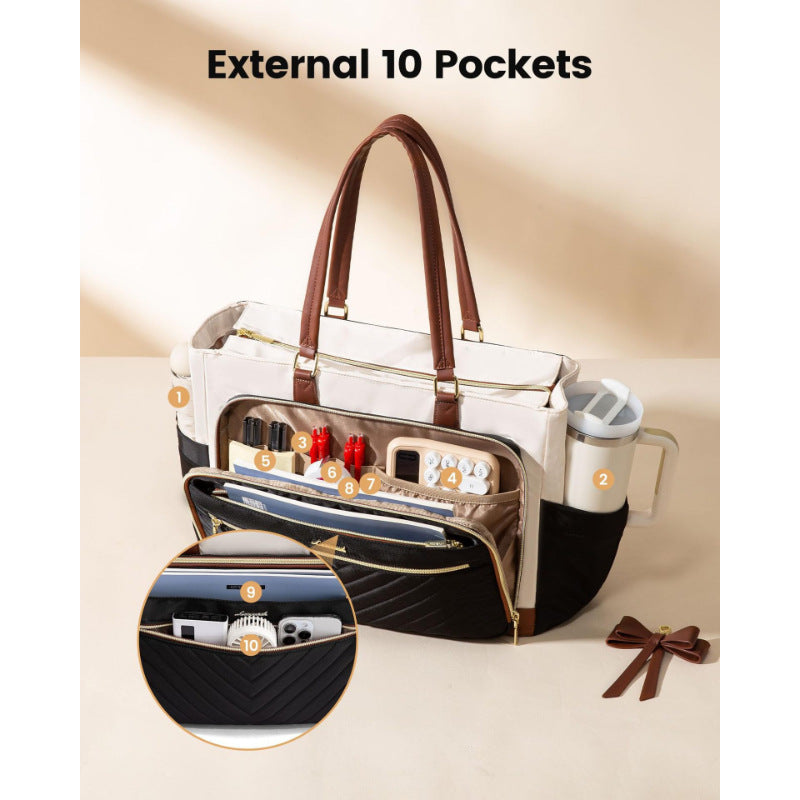 Insulated Multi-Compartment Lunch Tote LoungeYard — product view 3