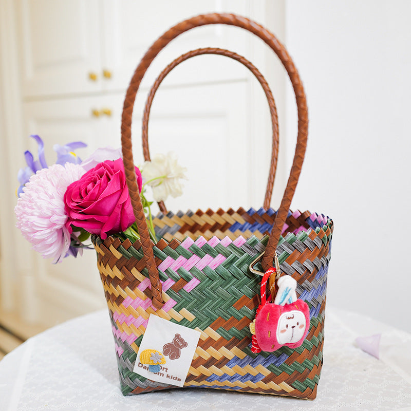 Handmade basket bag LoungeYard — product view 4
