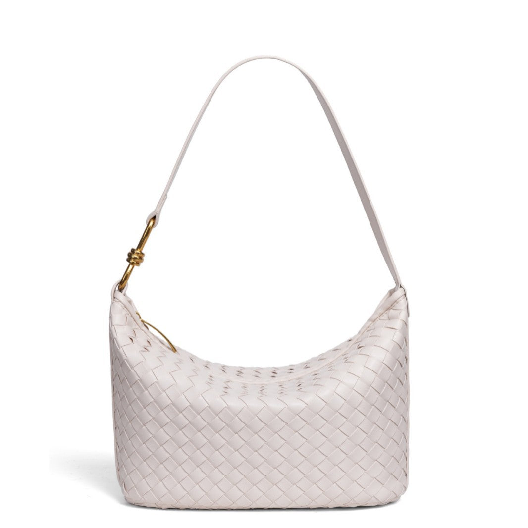 Woven Leather Hobo Bag LoungeYard — product view 1