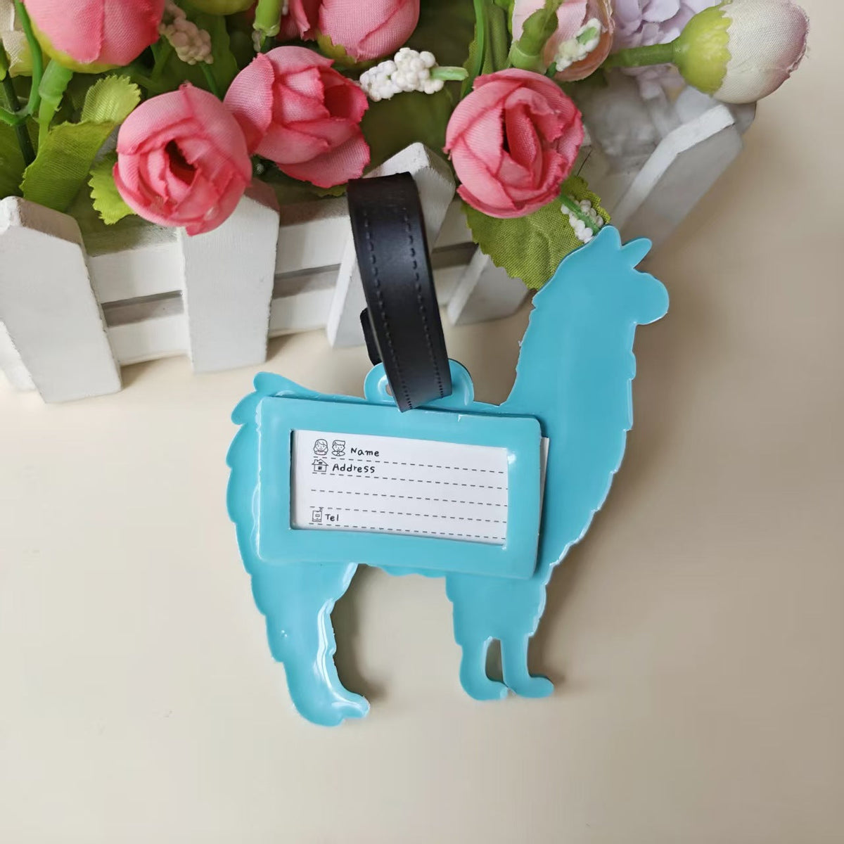 Unisex Cartoon Dog Luggage Tag LoungeYard — product view 5