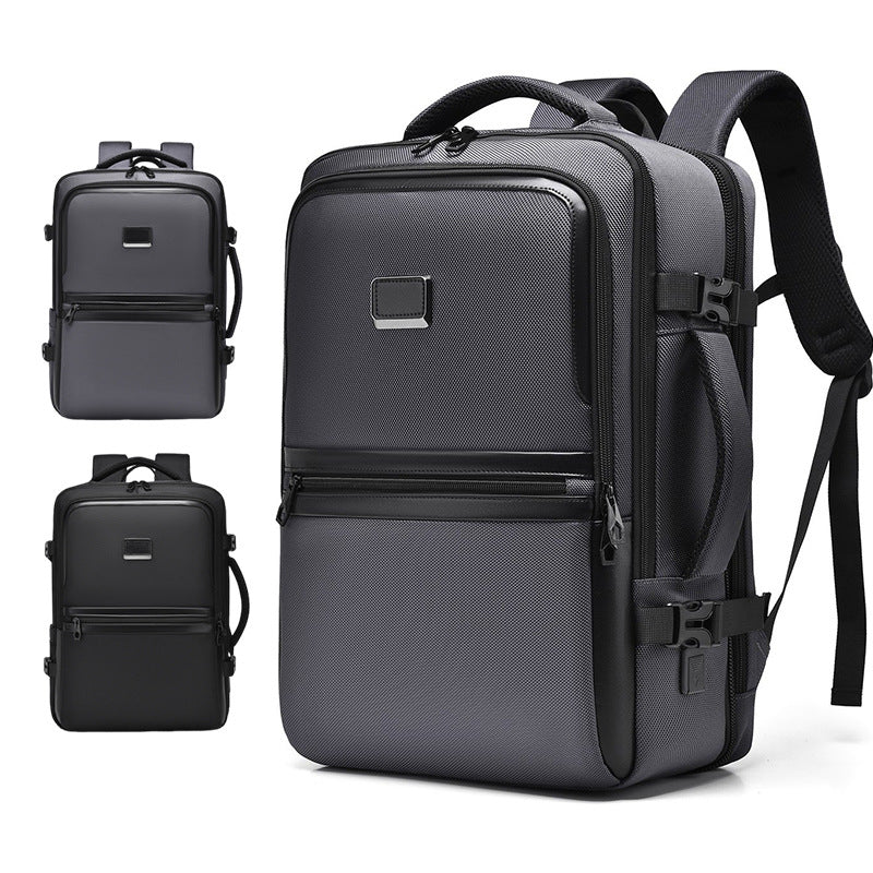 Elegant Laptop Backpack with Water-Repellent Material and Innovative Compartment System LoungeYard — product view 1