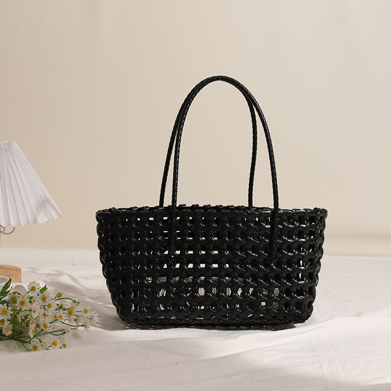 Braided Bast Carrier Bag LoungeYard — product view 3