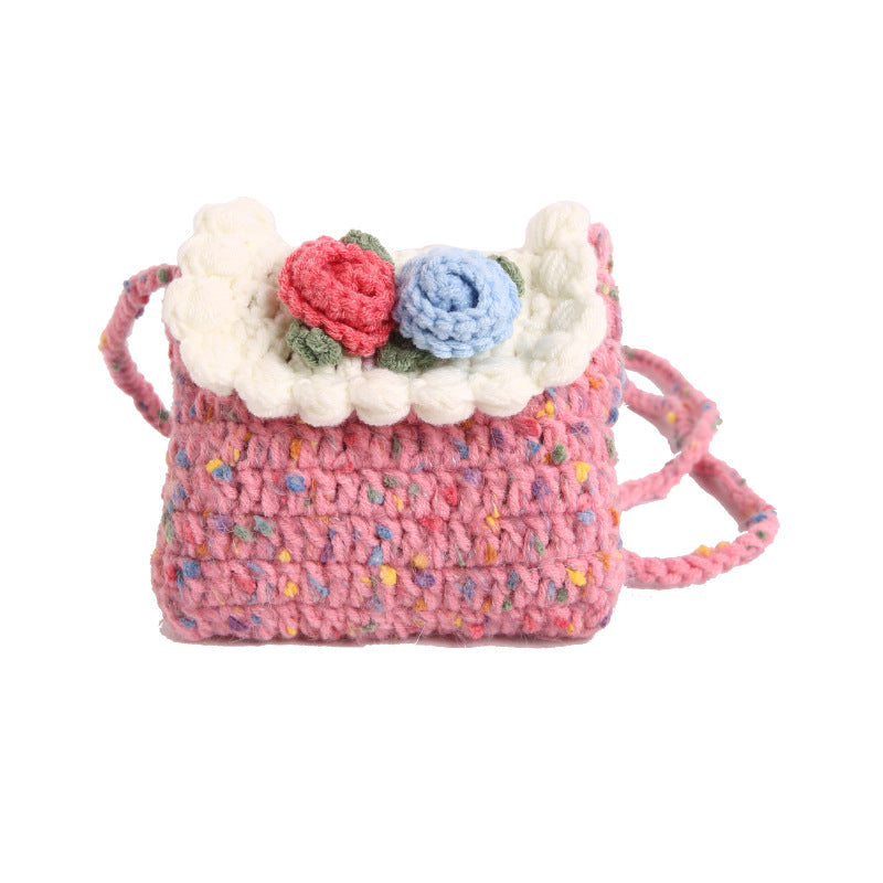 Floral Crochet Mini Handbag — product view 6