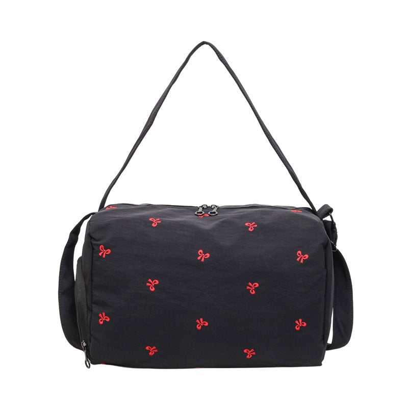 Stylish Embroidered Sports Duffle Bag — product view 6
