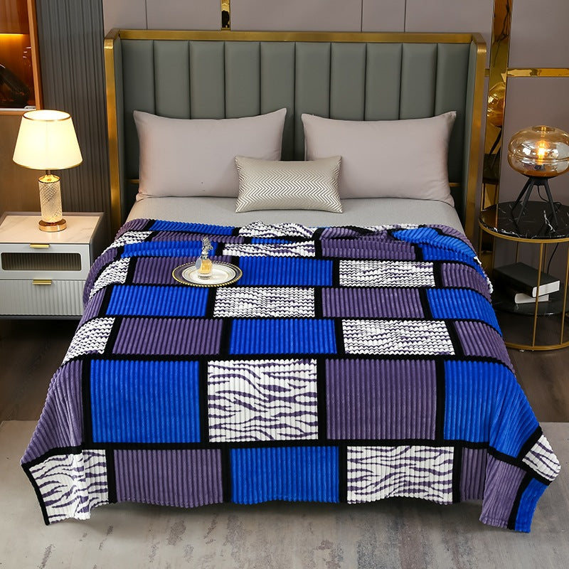 Decorative Fleece Throw Blanket — product view 6