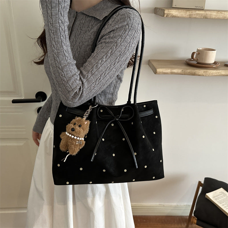 Polka Dot Decorative Tote Bag — product view 7