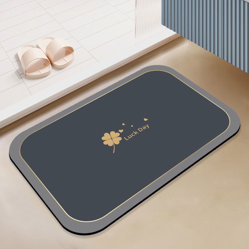 Luck-Inspired Decorative Bath Mat — product view 2