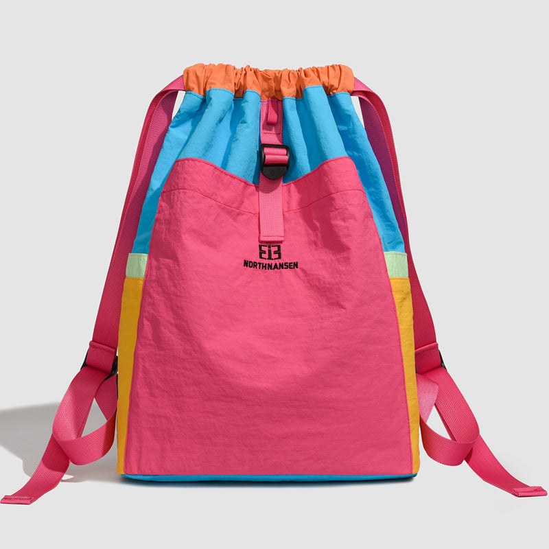 Colorful Drawstring Backpack LoungeYard — product view 6