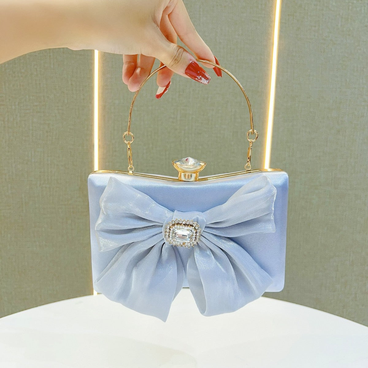 Elegant Satin Evening Clutch — product view 2