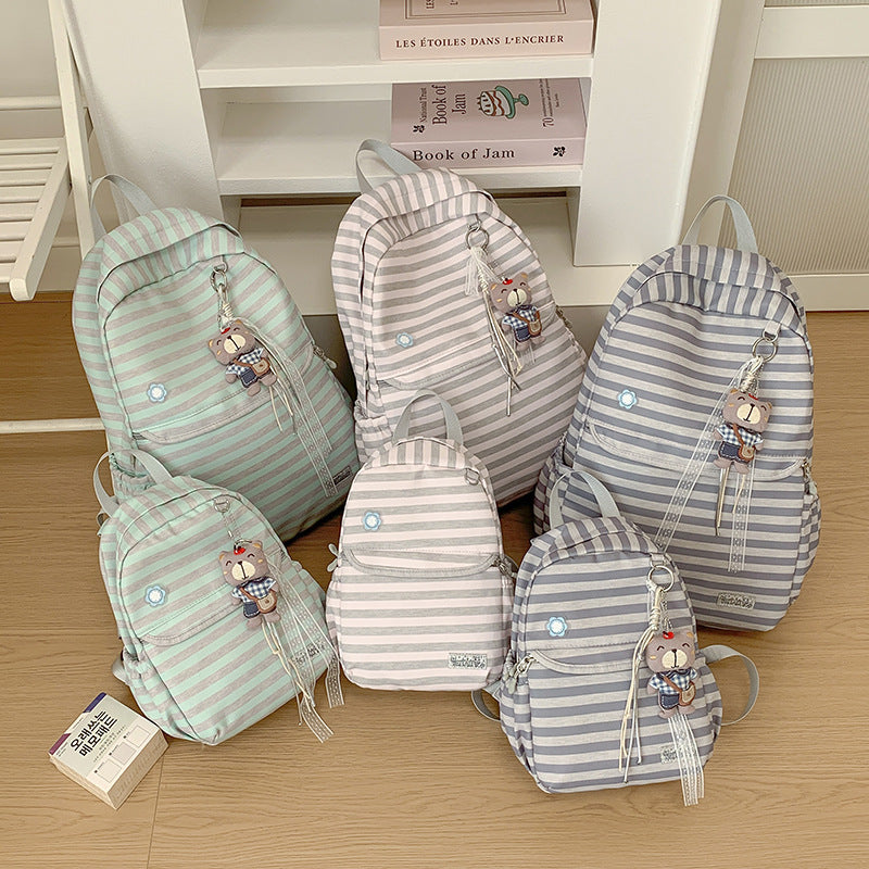 Lightweight Striped Backpack LoungeYard — product view 4