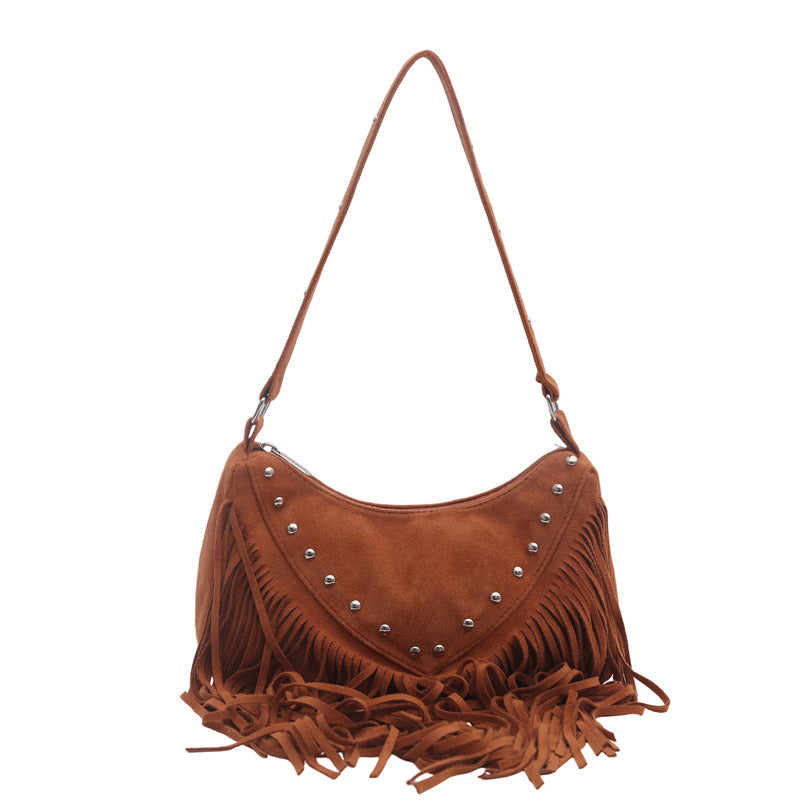 Bohemian Fringe Crossbody Handbag — product view 4