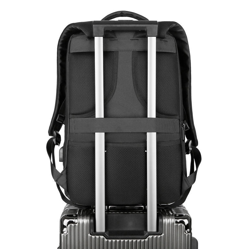 Multifunctional backpack with ergonomic design and intelligent compartment system LoungeYard — product view 2