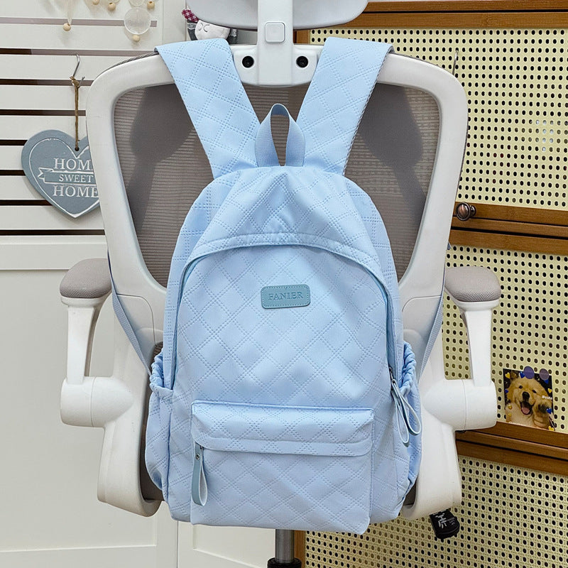 Quilted Textured Backpack LoungeYard — product view 7