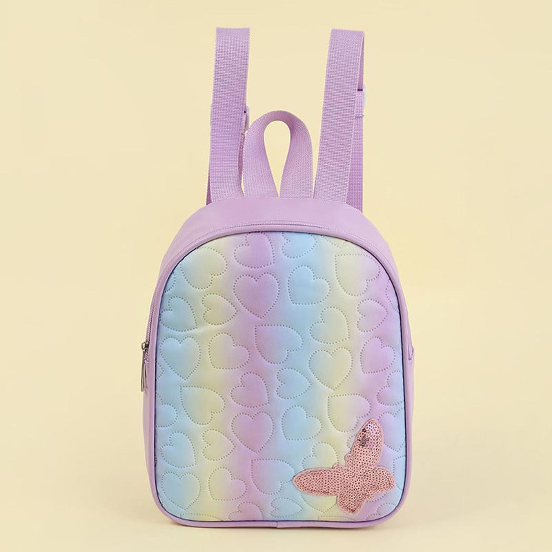 Mini backpack with heart pattern LoungeYard — product view 6