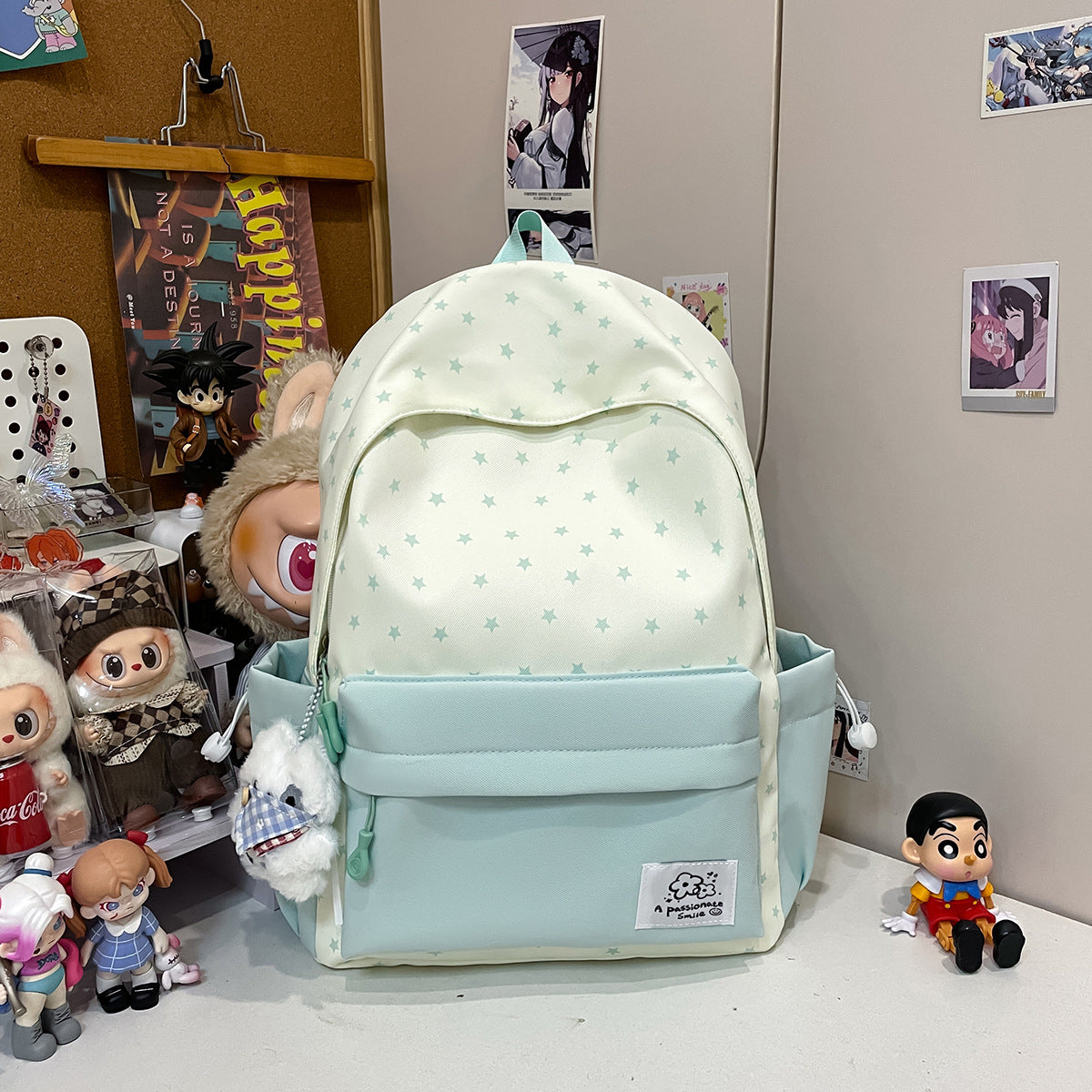 Stylish Star Print Backpack — product view 4