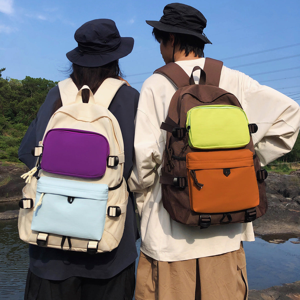 Multi-Pocket Utility Backpack LoungeYard 1791205931 — product view 2