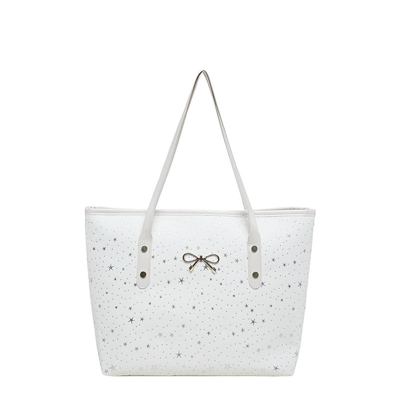 WoStylish Star-Embellished Tote Bag LoungeYard — product view 6