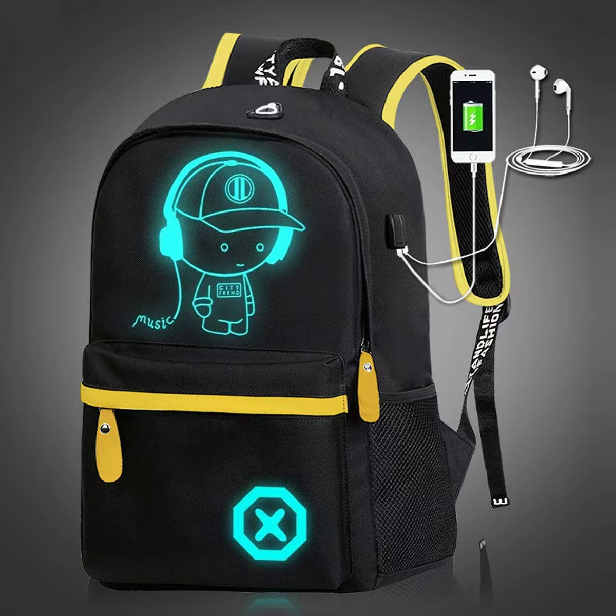 LED Light-Up Backpack — product view 1