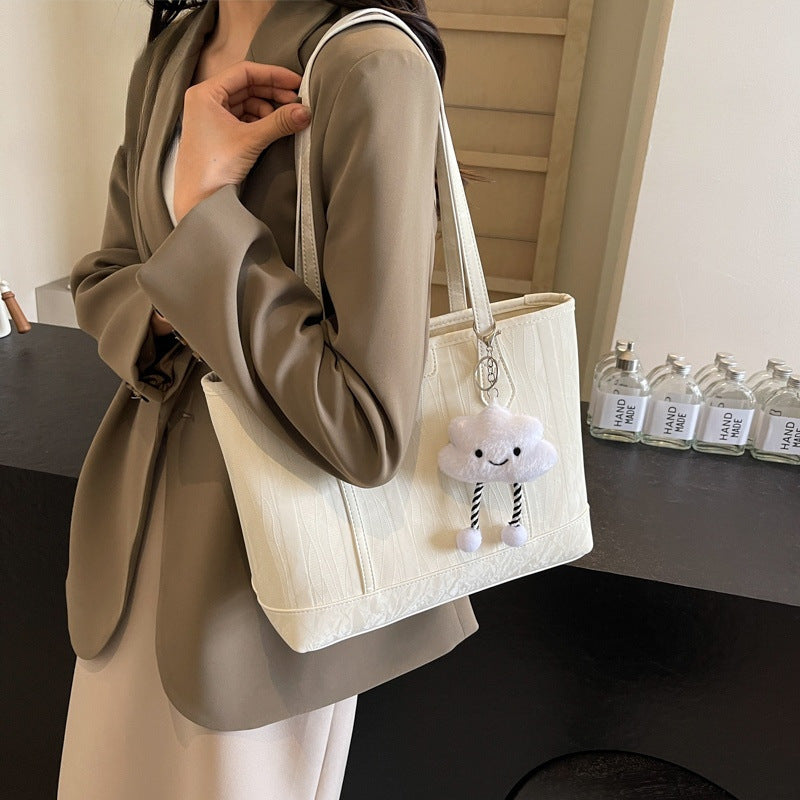 Premium Structured Work Tote LoungeYard — product view 2