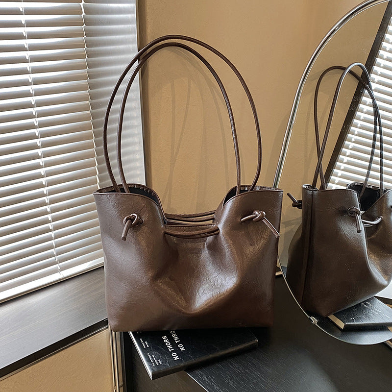 Premium Vegan Leather Tote — product view 5