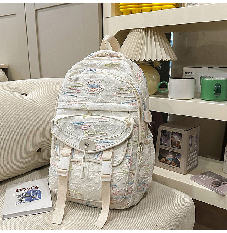 Fashion-Forward Utility School Backpack LoungeYard — product view 1