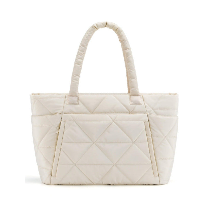 Stylish quilted tote bag LoungeYard — product view 7